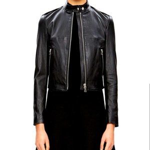 Theory Leather Jacket (Small)